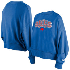 Buffalo Bills New Era Girl's Flip Sequin Sweatshirt