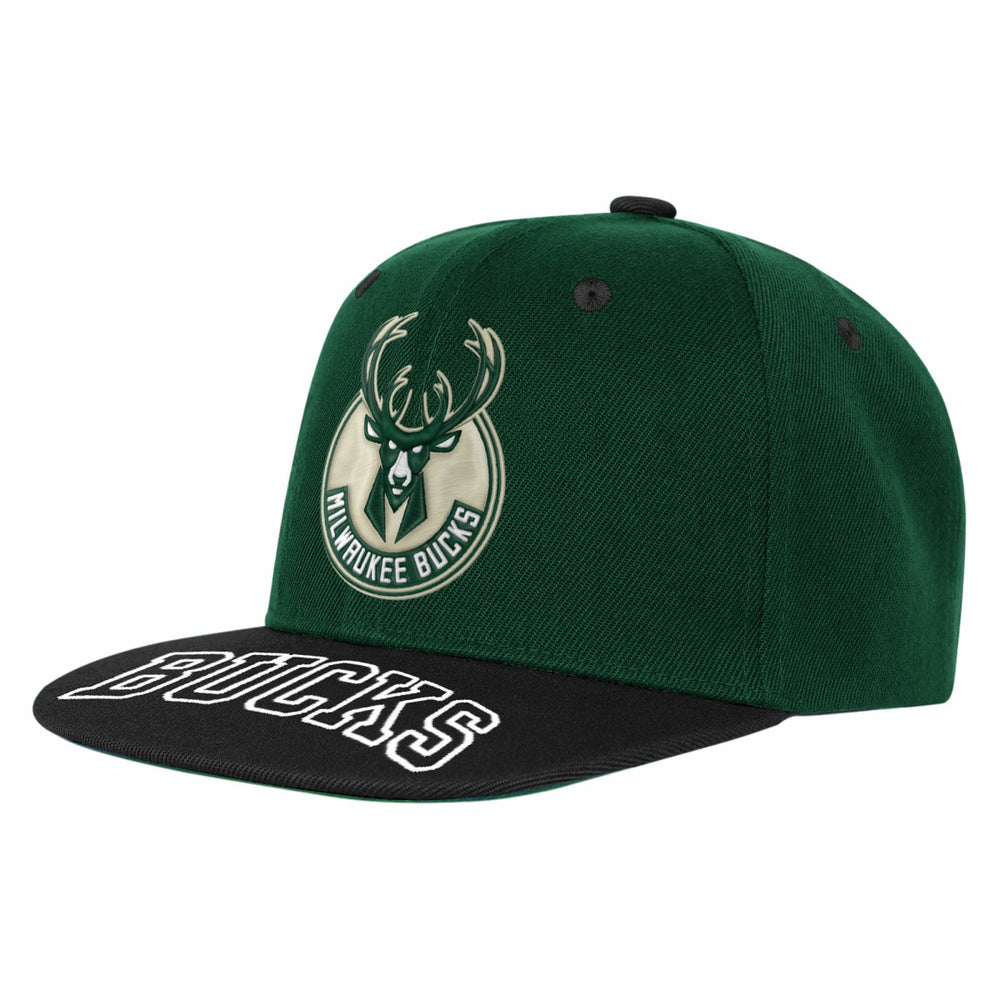 Milwaukee Bucks Outerstuff Youth Two-Tone Snapback Hat Online
