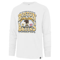 Boston Bruins '47 Centennial Game Long Sleeve T-Shirt On Sale