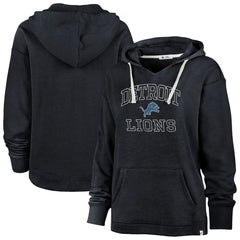 Detroit Lions 47 brand '47 Women's Plus Size Clarity Kennedy Pullover Hoodie
