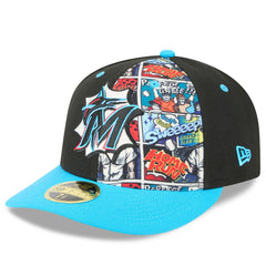 Miami Marlins New Era 2025 MLB Diamond Hero Edition Low Profile 59FIFTY Fitted Hat | MLB Discount