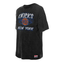 New York Knicks Women's Throwback Mineral Wash Oversized T-Shirt Online