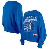 Dallas Mavericks Women's Boxy Throwback Mineral Wash Sweatshirt sale Outlet
