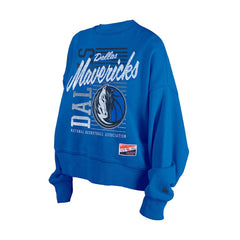 Dallas Mavericks Women's Boxy Throwback Mineral Wash Sweatshirt sale Outlet
