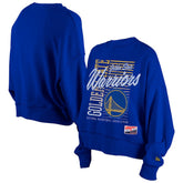 Golden State Warriors Women's Boxy Throwback Mineral Wash Sweatshirt sale Discount