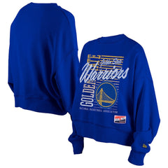 Golden State Warriors Women's Boxy Throwback Mineral Wash Sweatshirt sale Discount