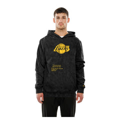 Los Angeles Lakers Sport Night Mineral Wash Pullover Hoodie Outlet