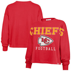Kansas City Chiefs 47 brand '47 Women's Outreach City Oversized Long Sleeve T-Shirt