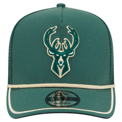 Milwaukee Bucks Vintage Team Rope A-Frame 9FIFTY Snapback Hat Online