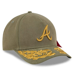 Atlanta Braves New Era x Alpha Industries A-Frame 9FORTY Adjustable Hat | MLB New