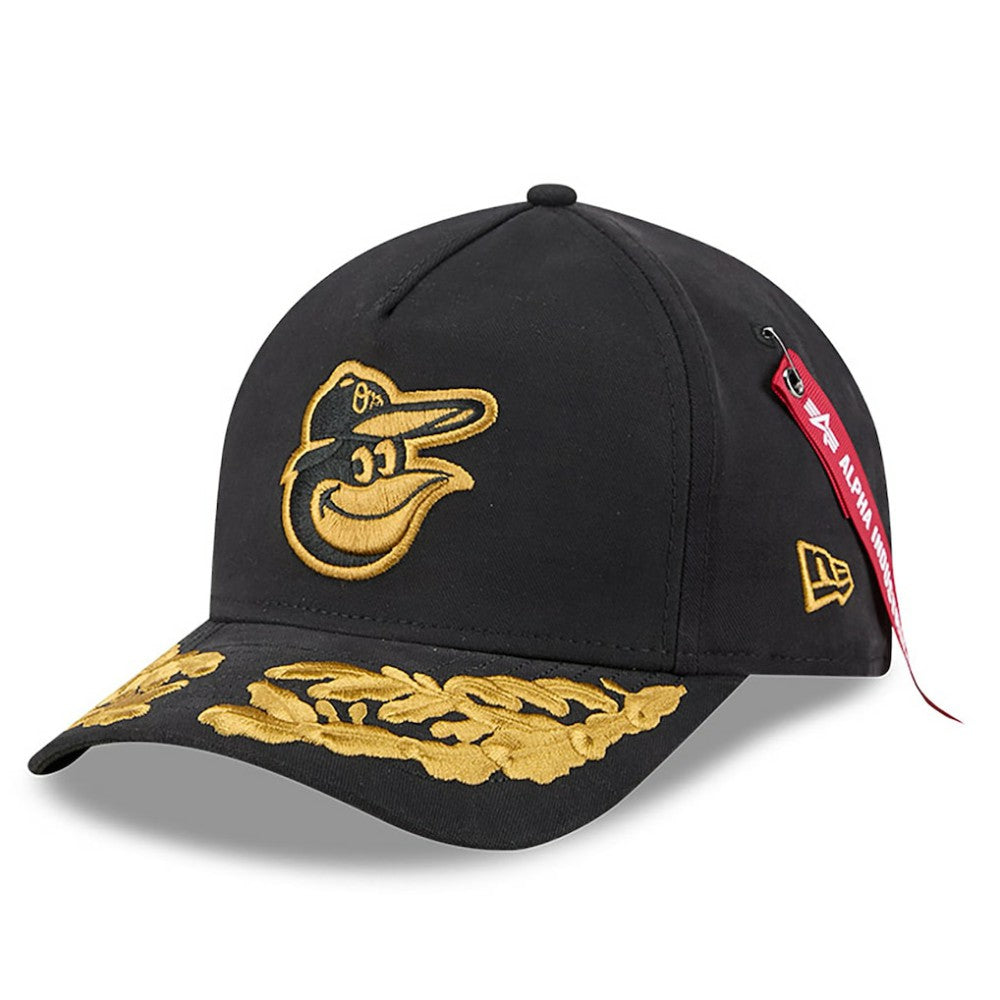 Baltimore Orioles New Era x Alpha Industries A-Frame 9FORTY Adjustable Hat | MLB Sale