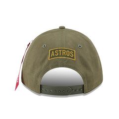 Houston Astros New Era x Alpha Industries A-Frame 9FORTY Adjustable Hat | MLB Sale