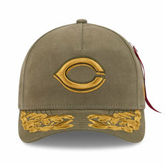 Cincinnati Reds New Era x Alpha Industries A-Frame 9FORTY Adjustable Hat | MLB New