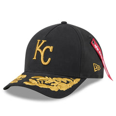 Kansas City Royals New Era x Alpha Industries A-Frame 9FORTY Adjustable Hat | MLB For sale