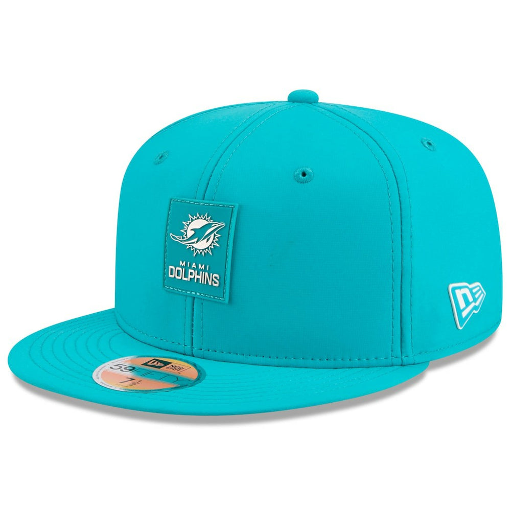 Miami Dolphins New Era 2025 Sideline 59FIFTY Fitted Hat