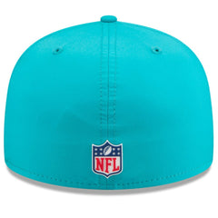 Miami Dolphins New Era 2025 Sideline 59FIFTY Fitted Hat