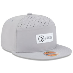 Pittsburgh Steelers New Era 2025 Sideline Split Panel 9FIFTY Snapback Hat