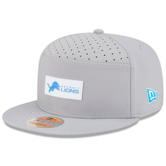 Detroit Lions New Era 2025 Sideline Split Panel 9FIFTY Snapback Hat