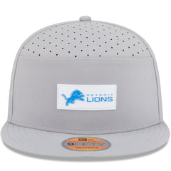 Detroit Lions New Era 2025 Sideline Split Panel 9FIFTY Snapback Hat