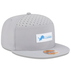 Detroit Lions New Era 2025 Sideline Split Panel 9FIFTY Snapback Hat