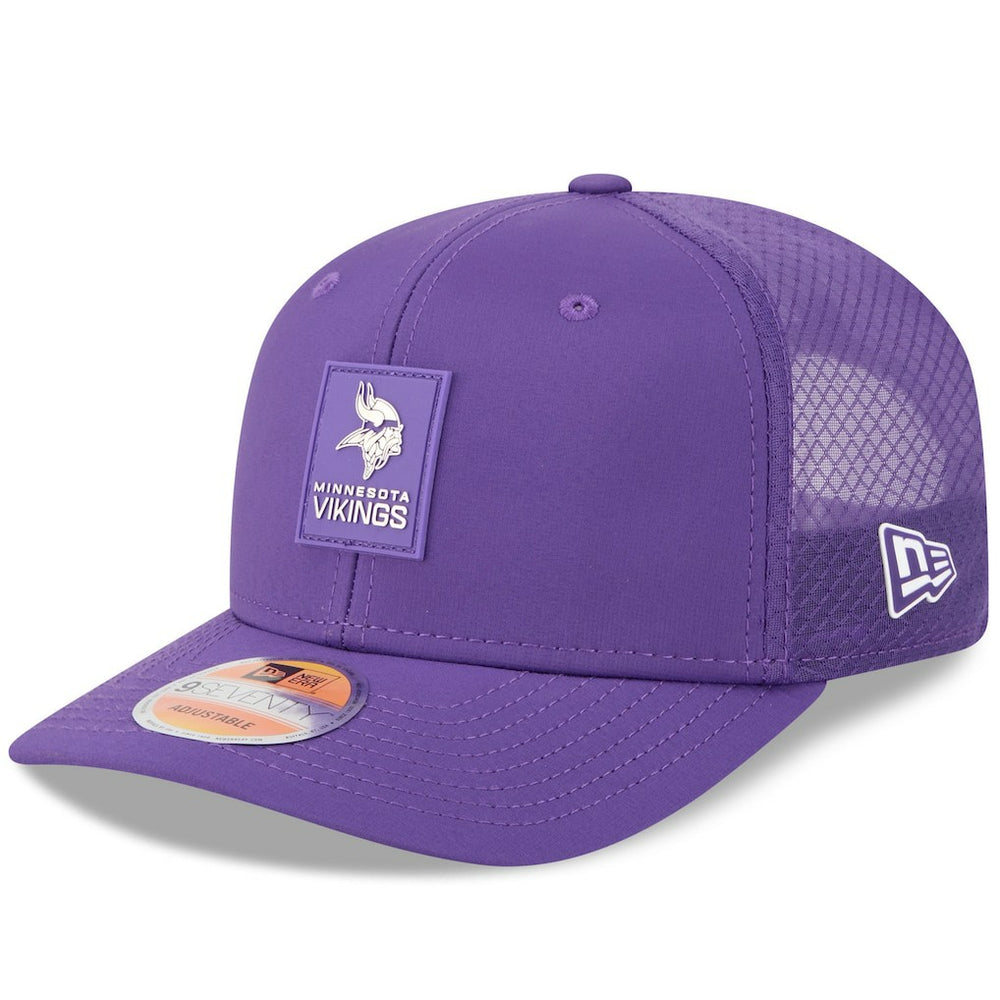 Minnesota Vikings New Era 2025 Sideline 9SEVENTY Trucker Adjustable Hat