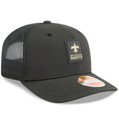 New Orleans Saints New Era 2025 Sideline 9SEVENTY Trucker Adjustable Hat