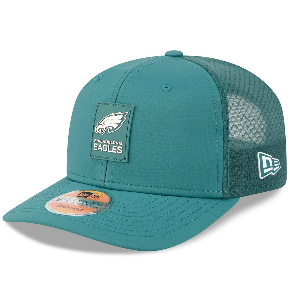 Philadelphia Eagles New Era 2025 Sideline 9SEVENTY Trucker Adjustable Hat