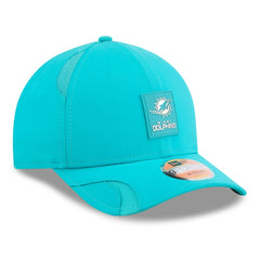 Miami Dolphins New Era 2025 Sideline M-Crown 9FORTY Adjustable Hat