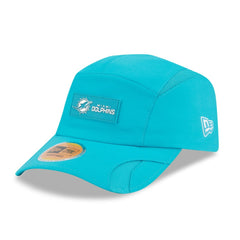 Miami Dolphins New Era 2025 Sideline Runner Adjustable Hat