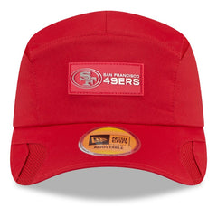 San Francisco 49ers New Era 2025 Sideline Runner Adjustable Hat