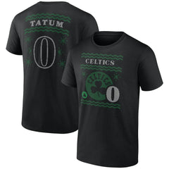 Jayson Tatum Boston Celtics Ugly Sweater Name & Number T-Shirt New