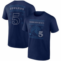 Anthony Edwards Minnesota Timberwolves Ugly Sweater Name & Number T-Shirt Discount