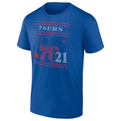Joel Embiid Philadelphia 76ers Ugly Sweater Name & Number T-Shirt On Sale