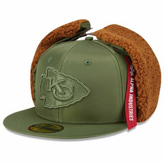 Kansas City Chiefs New Era x Alpha Industries Dog Ears 59FIFTY Fitted Hat