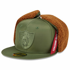 Las Vegas Raiders New Era x Alpha Industries Dog Ears 59FIFTY Fitted Hat