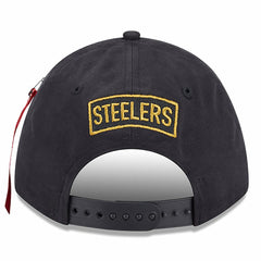 Pittsburgh Steelers New Era x Alpha Industries A-Frame 9FORTY Adjustable Hat