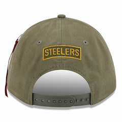 Pittsburgh Steelers New Era x Alpha Industries A-Frame 9FORTY Adjustable Hat