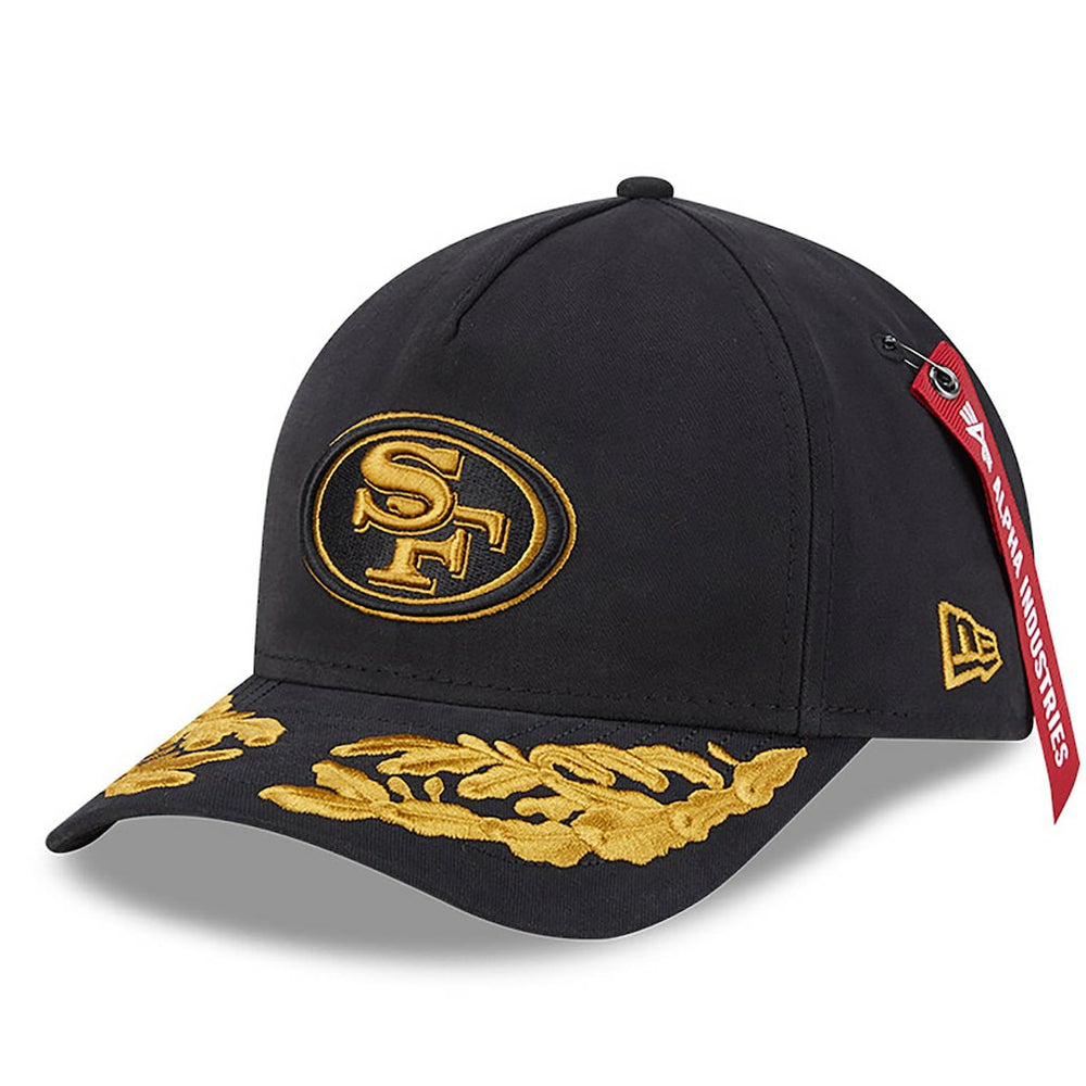 San Francisco 49ers New Era x Alpha Industries A-Frame 9FORTY Adjustable Hat