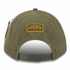 San Francisco 49ers New Era x Alpha Industries A-Frame 9FORTY Adjustable Hat