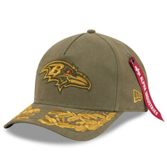 Baltimore Ravens New Era x Alpha Industries A-Frame 9FORTY Adjustable Hat