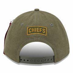 Kansas City Chiefs New Era x Alpha Industries A-Frame 9FORTY Adjustable Hat