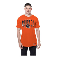 Chicago Bears New Era Combine Authentic Helmet T-Shirt