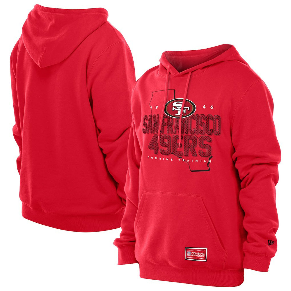 San Francisco 49ers New Era Combine Authentic Local State Throwback Hoodie
