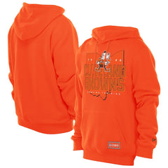Cleveland Browns New Era Combine Authentic Local State Throwback Hoodie