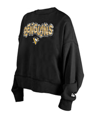 Pittsburgh Penguins New Era Girls Youth Flip Sequin Sweatshirt Online