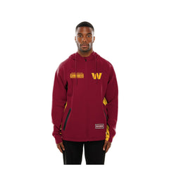 Washington Commanders New Era Combine Authentic Raglan Scuba Full-Zip Hoodie
