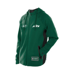 New York Jets New Era Combine Authentic Raglan Scuba Full-Zip Hoodie