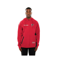 Atlanta Falcons New Era Combine Authentic Raglan Scuba Full-Zip Hoodie