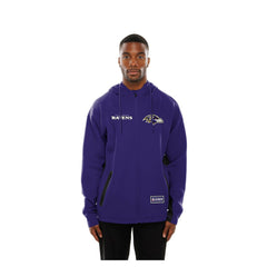 Baltimore Ravens New Era Combine Authentic Raglan Scuba Full-Zip Hoodie