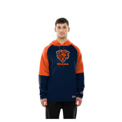 Chicago Bears New Era Combine Authentic Color Block Raglan Pullover Hoodie